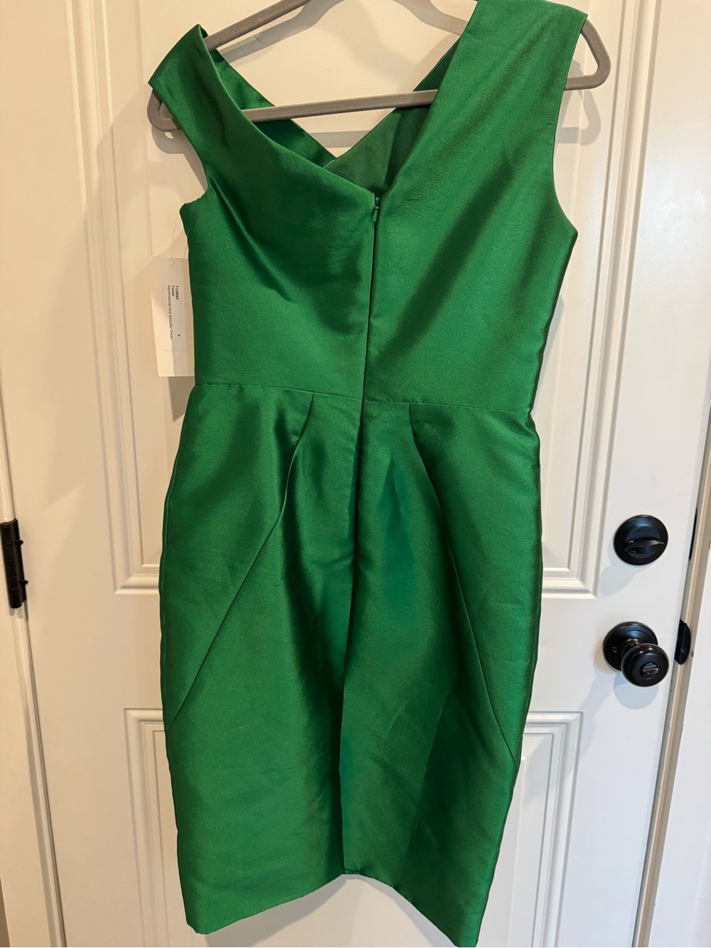 Lela Rose Emerald Assymetrical Sheath Dress - Picture 3 of 7